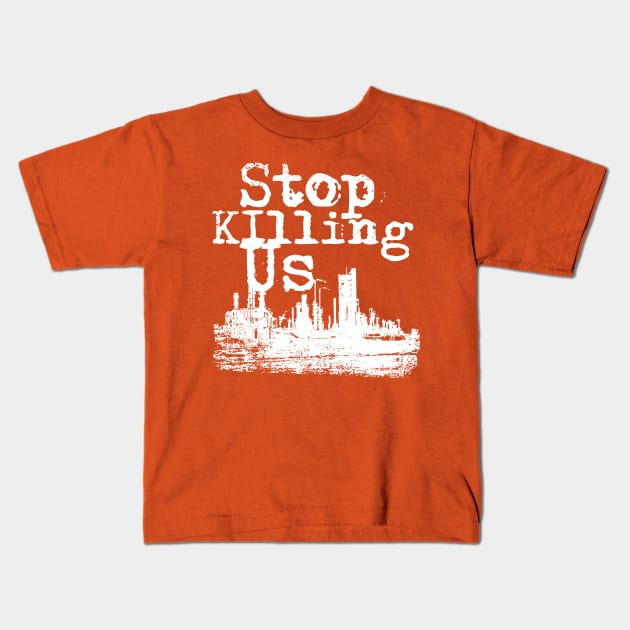 stop Kids T-Shirt by martian